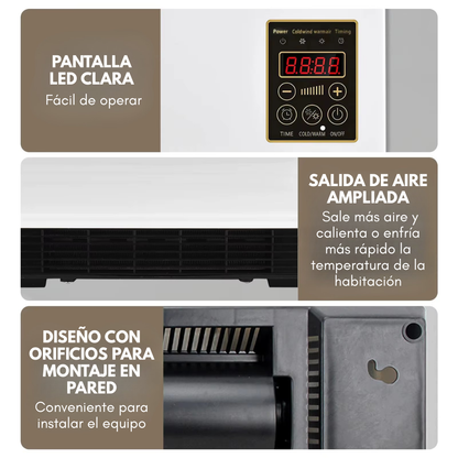 CALEFACTOR DE PARED — Potencia Inteligente 2-en-1 para tu hogar