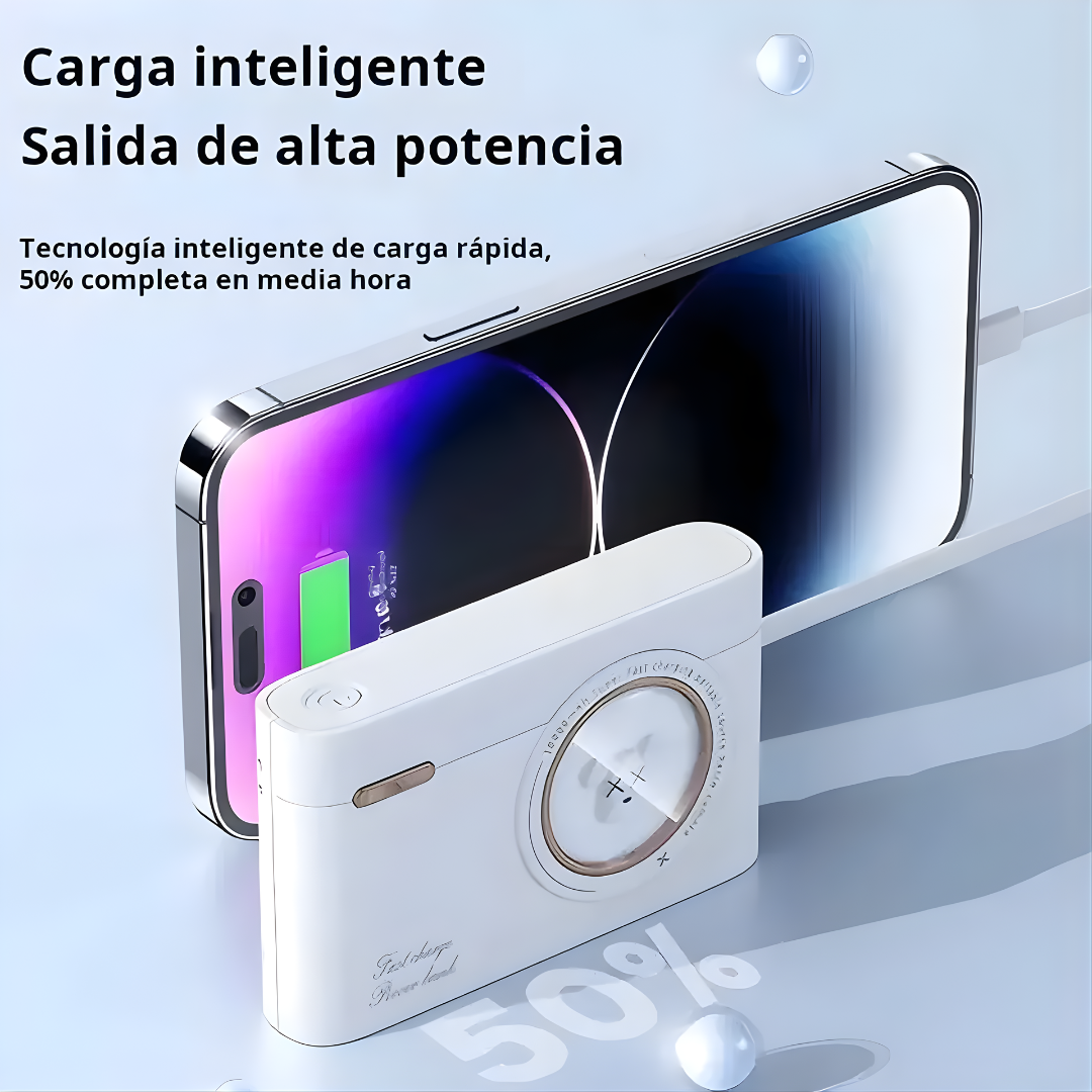 BATERÍA EXTERNA O CARGADOR PORTÁTIL – Energía disponible en cualquier momento y lugar
