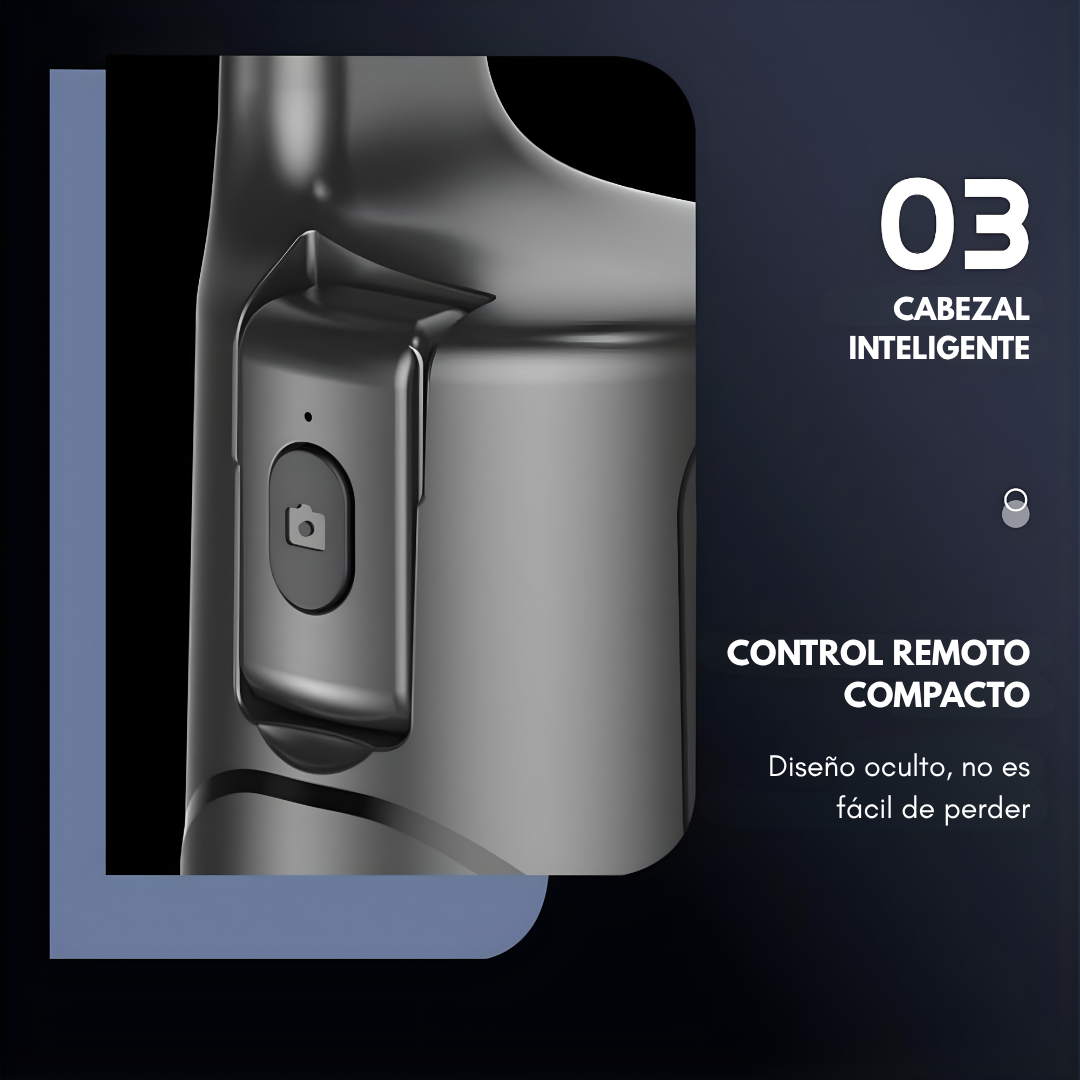 SOPORTE CON SEGUIMIENTO FACIAL – Grabaciones inteligentes, manos libres y enfoque automático en todo momento
