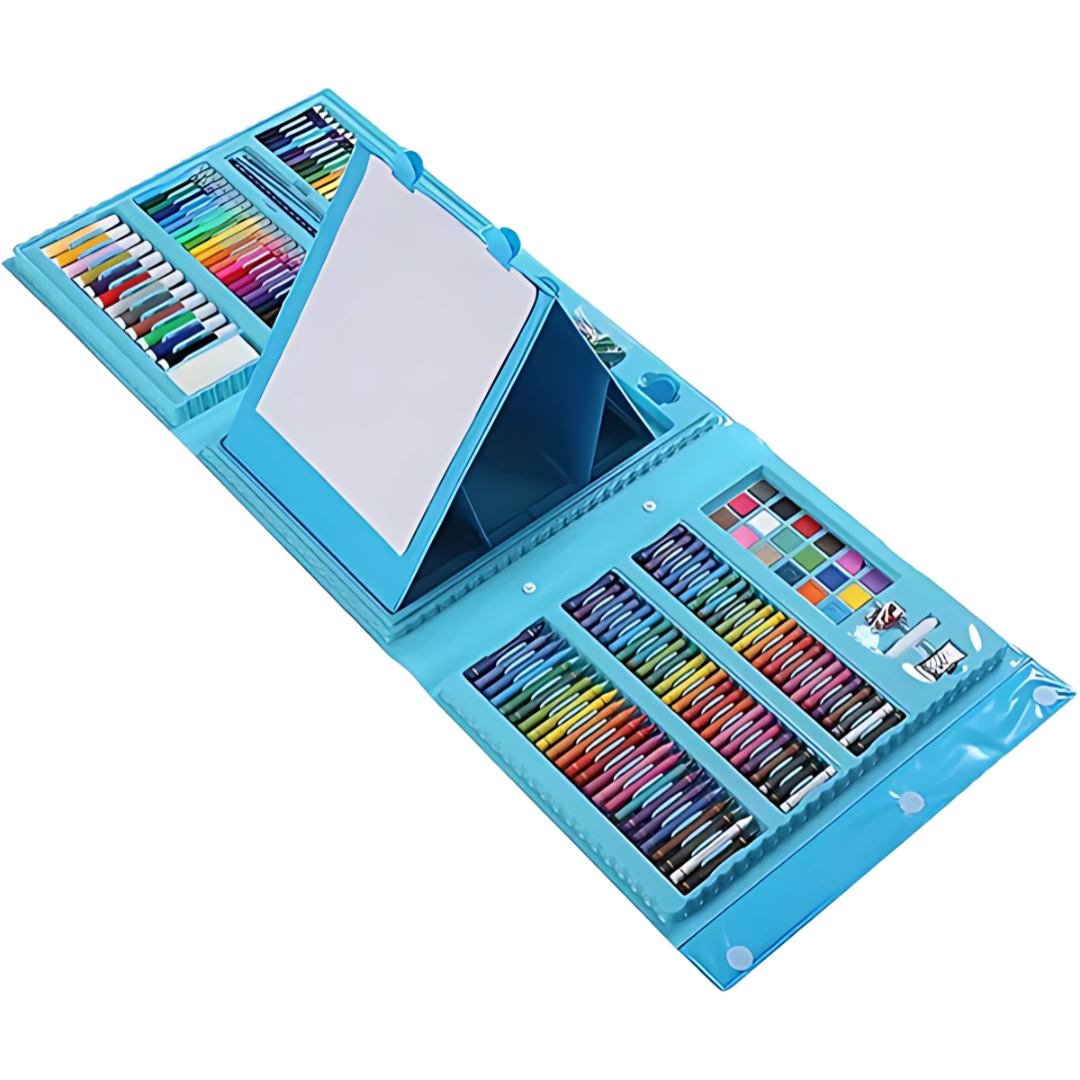 SET DE ARTE 208 PCS – Creatividad infinita, aprendizaje divertido y colores para niños y niñas