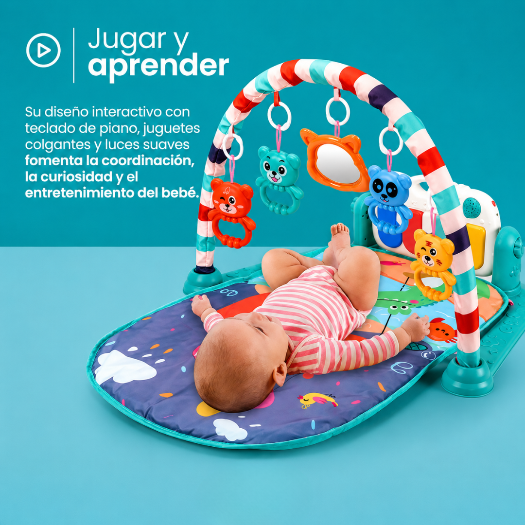 GIMNASIO PARA BEBÉS CON PIANO — Estimulación sensorial, aprendizaje temprano y diversión desde los primeros meses de vida