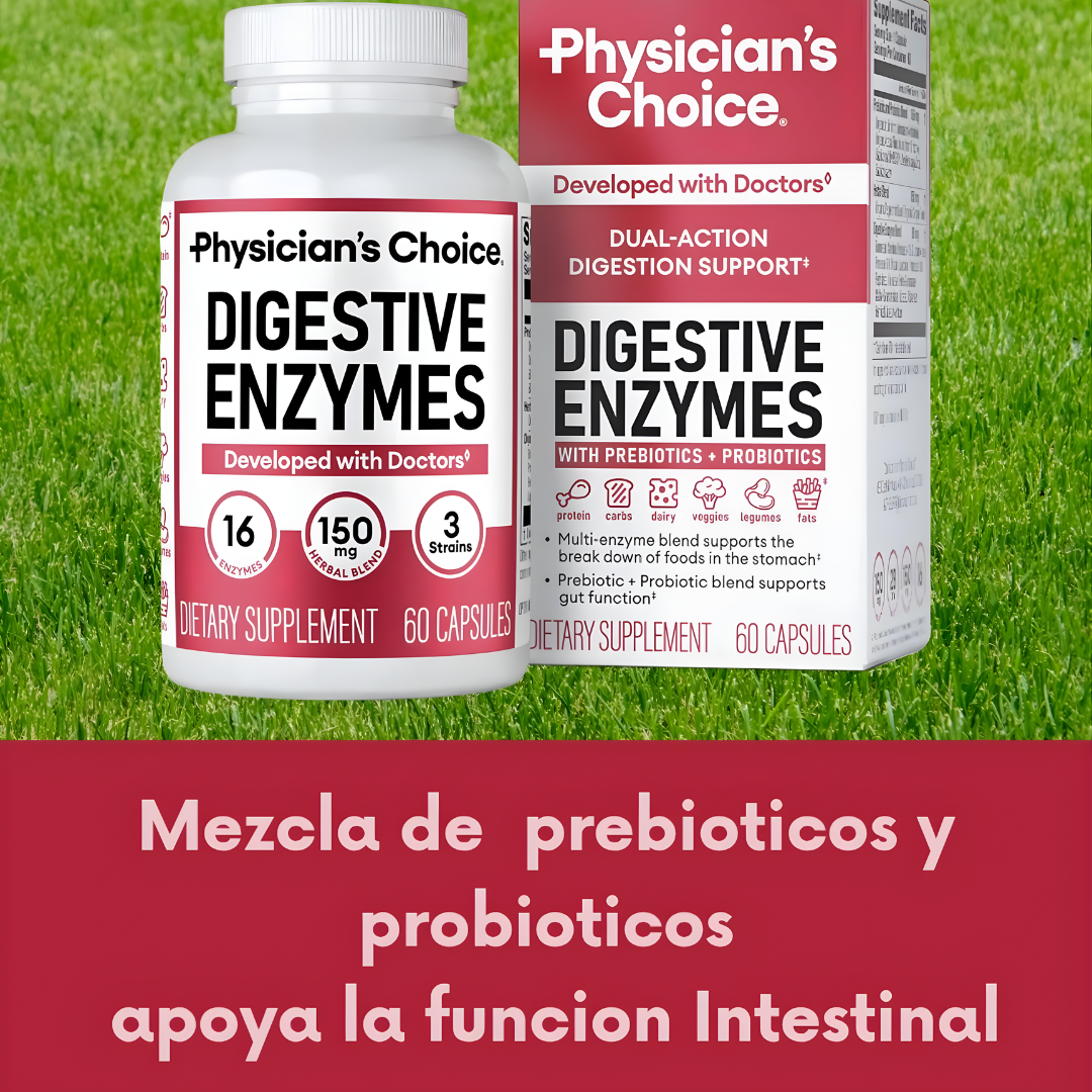 DIGESTIVE ENZYMES – Digestión eficiente, confort diario y apoyo intestinal desde el interior