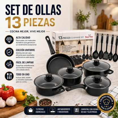 SET DE OLLAS – Cocina con estilo, calidad y resultados perfectos