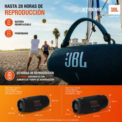 JBL XTREME 4 – Potencia para cualquier aventura