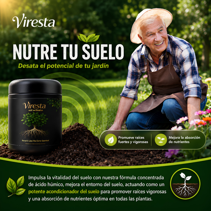 VIRESTA SOIL ACTIVATOR – Suelo fértil, plantas vigorosas