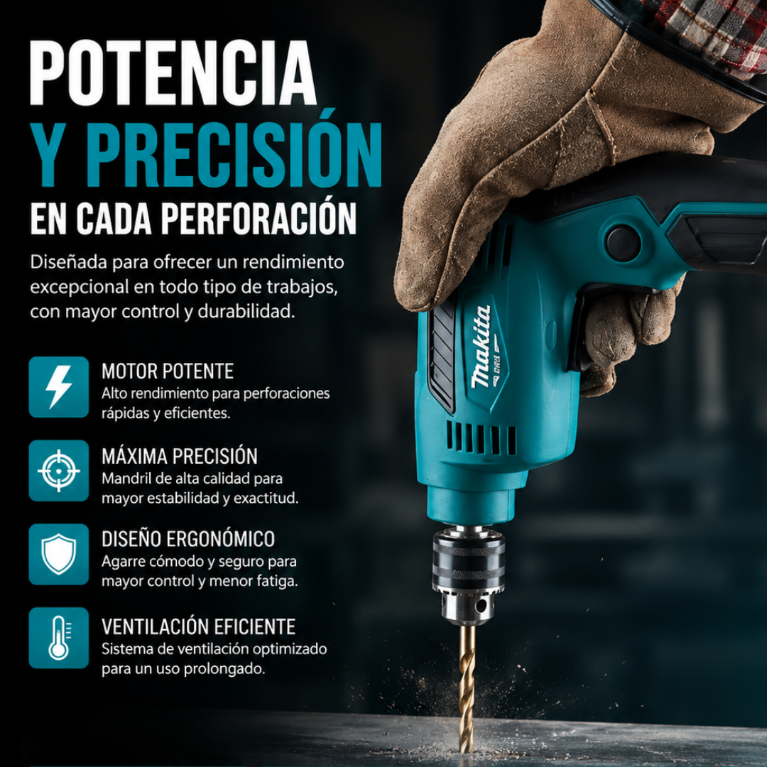 TALADRO + PULIDORA – Potencia total, precisión profesional y versatilidad en cada proyecto