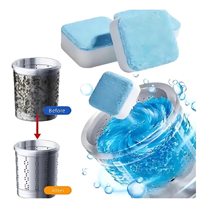 TABLETAS PARA LAVADORA (PACK*2) – Limpieza profunda para tu lavadora desde el primer uso