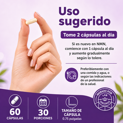 NMN 60 CAPS – Energía y vitalidad diaria