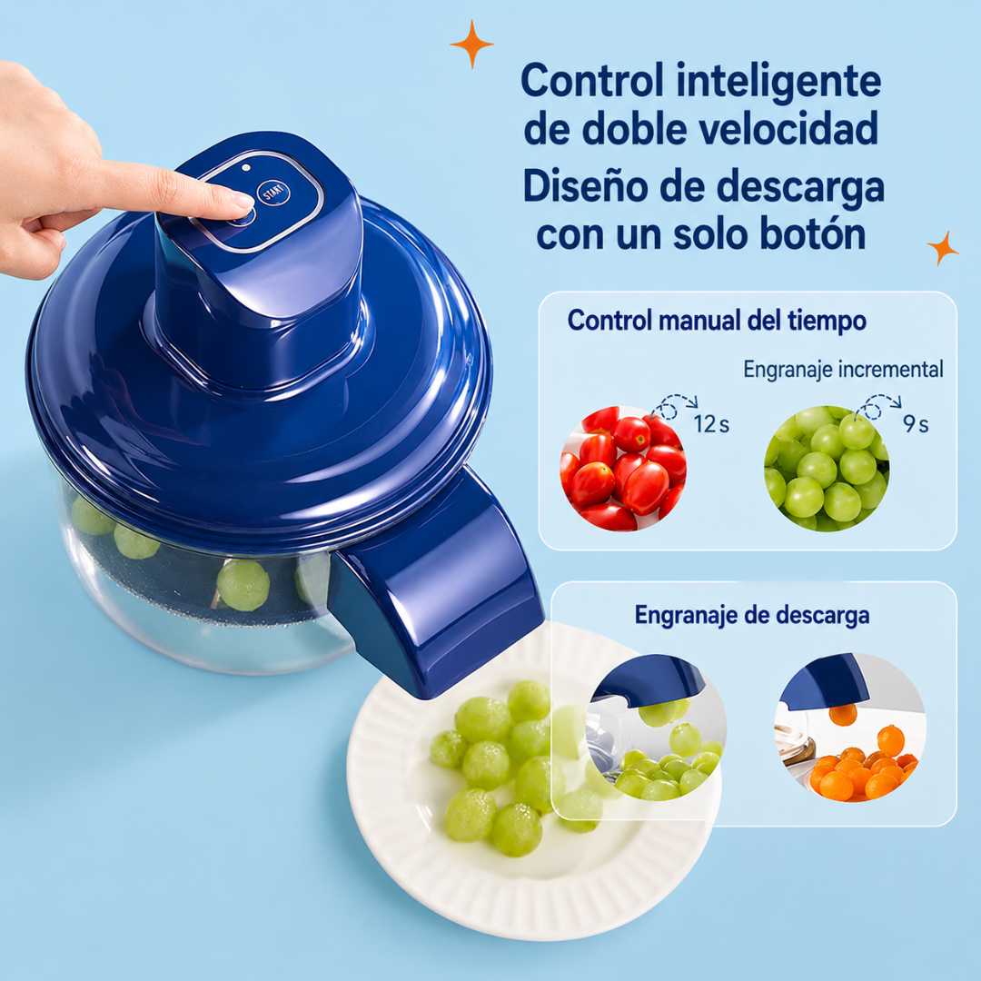 PELADORA DE FRUTA ELÉCTRICA — Pela en segundos lo que antes tardaba minutos