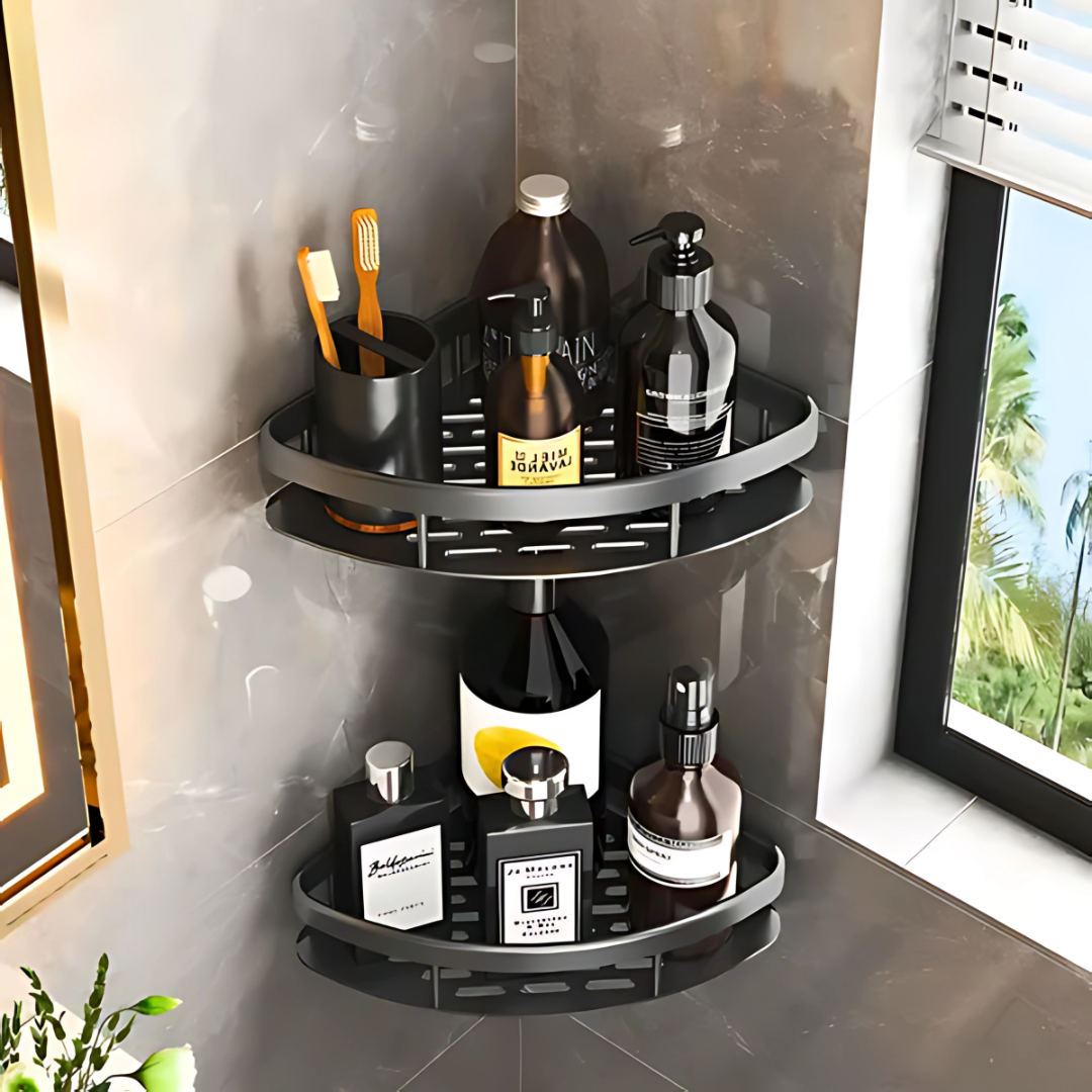 ESTANTERÍA TRIANGULAR – Aprovecha cada rincón y mantén todo en orden