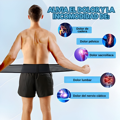 CINTURON DEPORTIVO – Soporte lumbar, alivio de la ciática y estabilidad para tu día a día