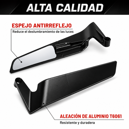 RETROVISORES PARA MOTO — Estilo deportivo y visibilidad total en tu moto
