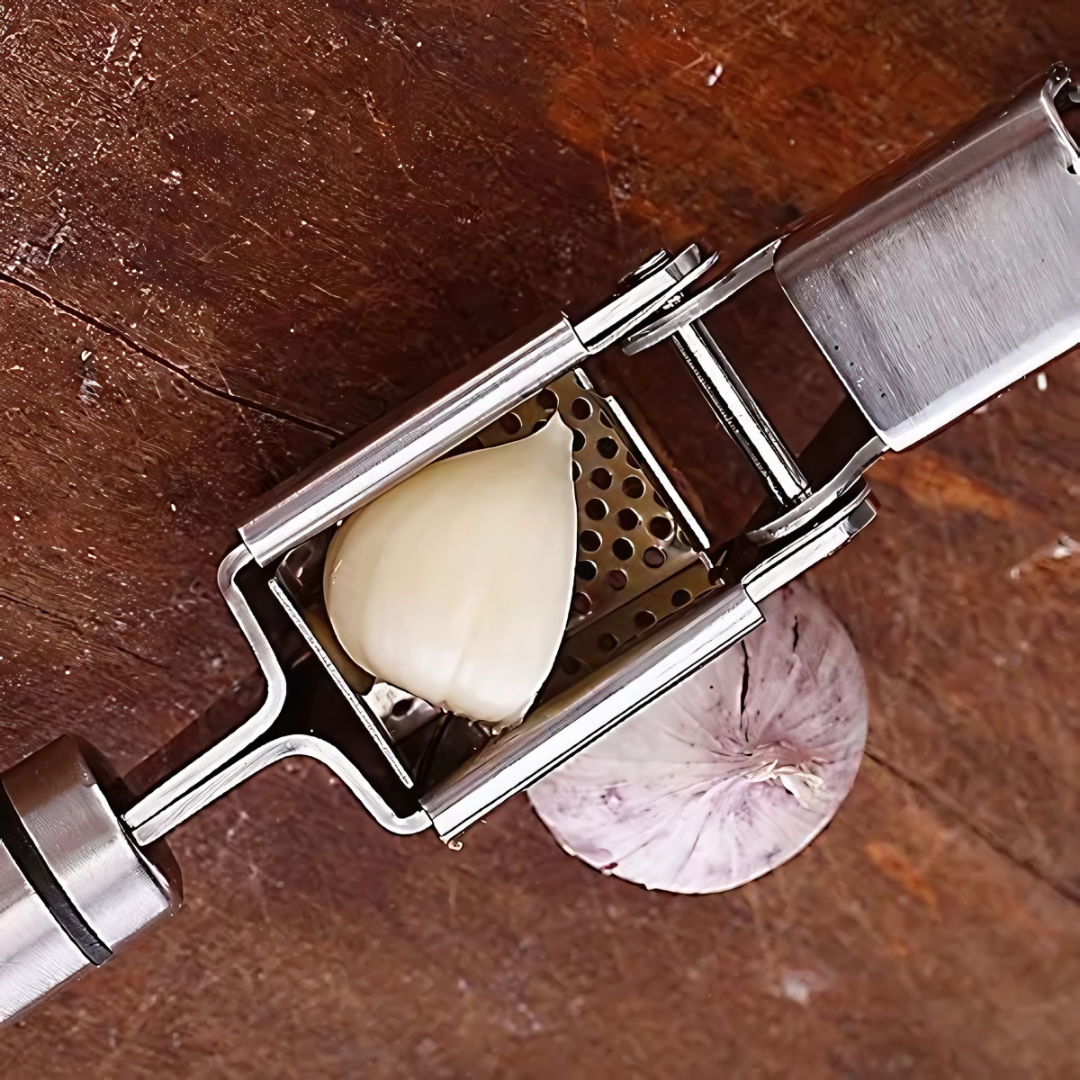 PRENSA MANUAL DE AJO – Ajo fresco y triturado al instante sin esfuerzo