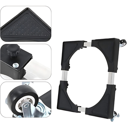 BASE CON RODOS PARA MUEBLES – Mueve fácil tu lavadora, nevera o muebles pesados