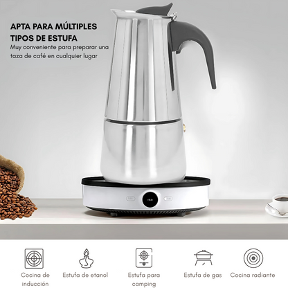ESPRESSO MAKER 6 TAZAS – Disfruta café intenso como en casa de abuela