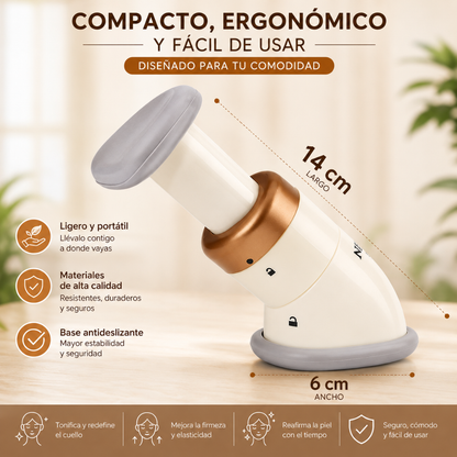 MASAJEADOR DE CUELLO CON SUCCIÓN AL VACÍO – Apoyo externo para relajar el cuello y acompañar tu bienestar al tragar