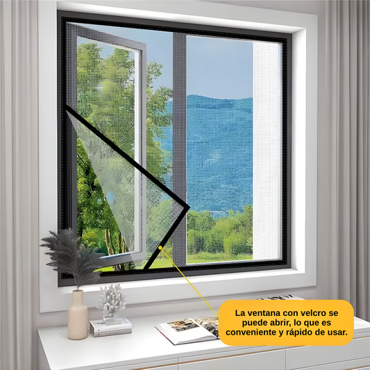 MOSQUITERA PLEGABLE PARA VENTANAS – Protege tu hogar de insectos y disfruta aire fresco sin molestias
