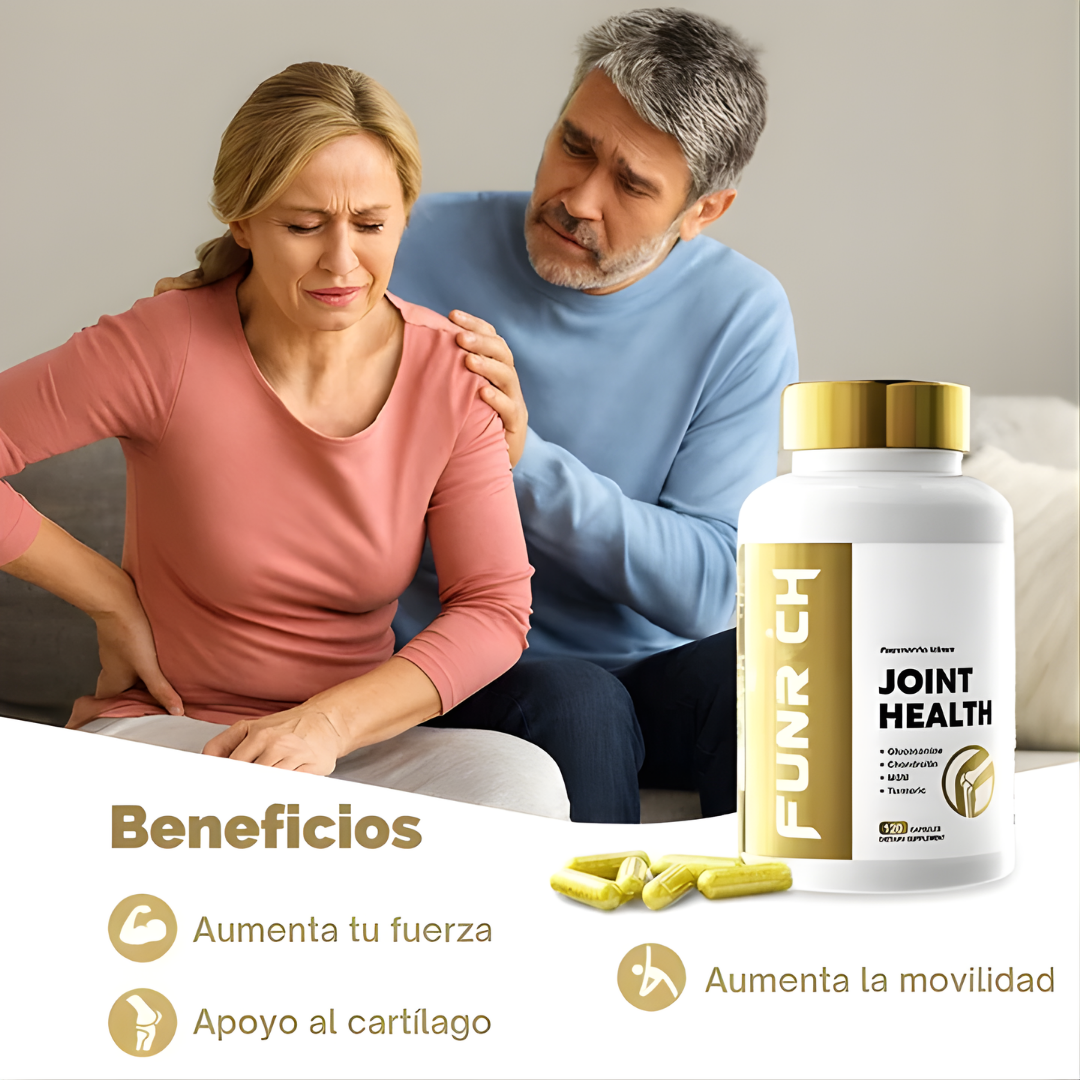 FUNRICH CÁPSULAS DE CÚRCUMA – Apoyo natural para articulaciones, movilidad y bienestar diario