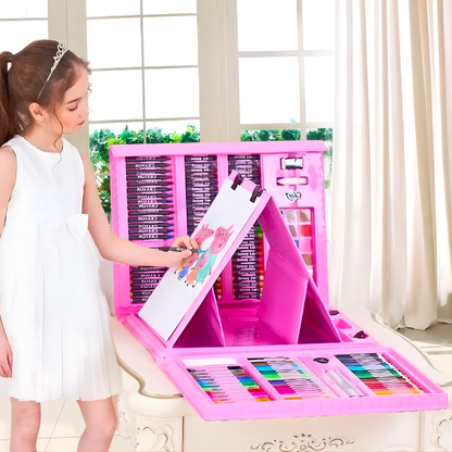SET DE ARTE 208 PCS – Creatividad infinita, aprendizaje divertido y colores para niños y niñas