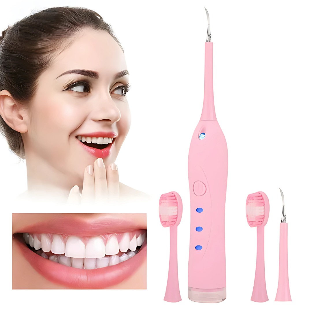 REMOVEDOR ELÉCTRICO DE CÁLCULOS DENTALES ESCALADOR ULTRASÓNICO – Dientes limpios y sin sarro sin salir de casa