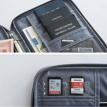 PORTA PASAPORTE DOCUMENTOS – Organización segura para tus viajes