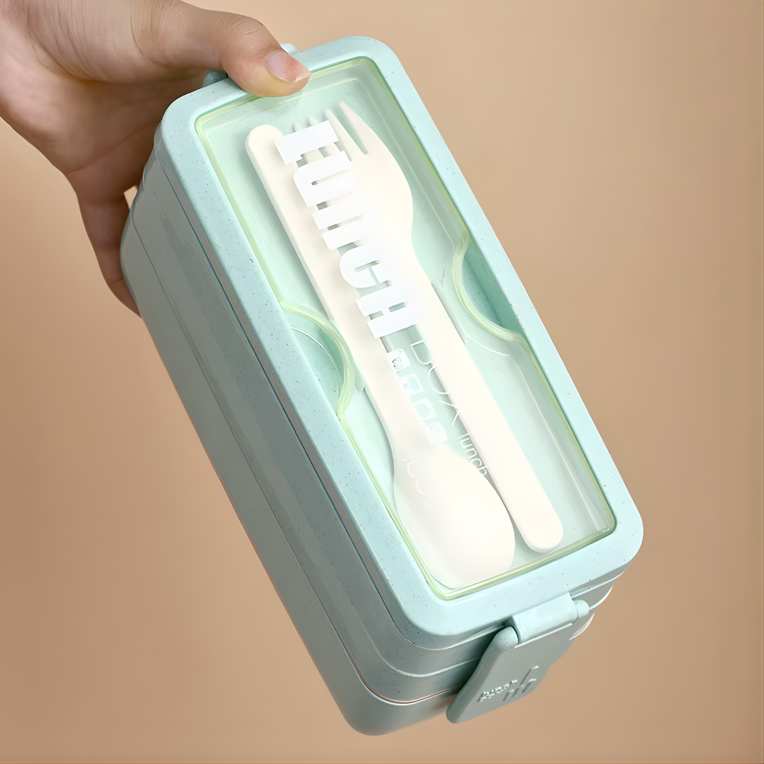 LUNCH BOX CON CUBIERTOS – Comidas frescas, prácticas y siempre contigo