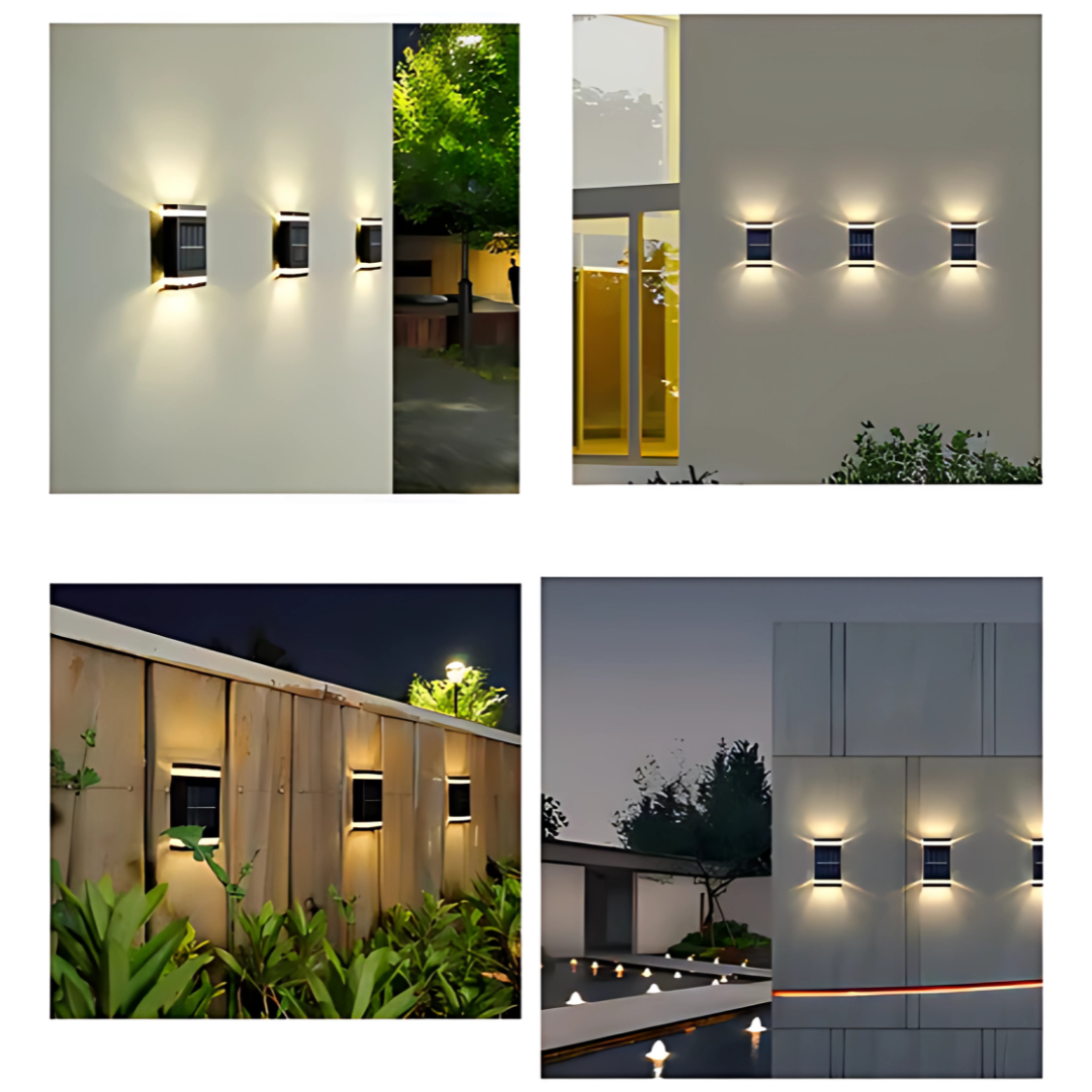 LÁMPARA SENSOR SOLAR (PACK X2) – Ilumina sin cables ni consumo eléctrico