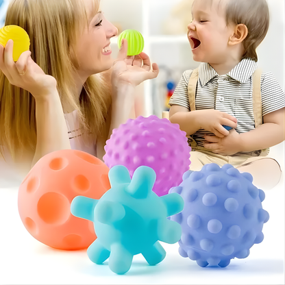 PELOTAS SENSORIALES SUAVES – Estimulación, desarrollo y diversión para manos curiosas