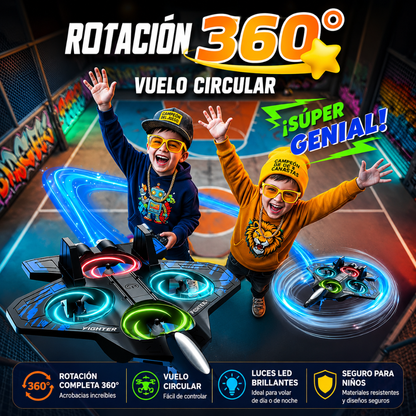 AVION DE CONTROL REMOTO – Giros extremos, maniobras 360° y diversión sin límites en el aire