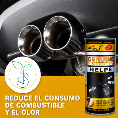 TRATAMIENTO DE ACEITE HERIOS GENUINE OIL — El tratamiento que protege el motor que ya tienes para que dure mucho más.