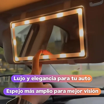 ESPEJO DE CARRO DE COPILOTO - El espejo que se ilumina cuando más lo necesitas, donde siempre lo necesitas
