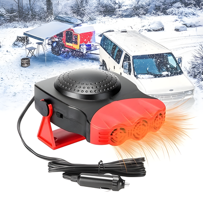CALEFACTOR PORTÁTIL DE CARRO – Calor inmediato, desempañado rápido y conducción más segura