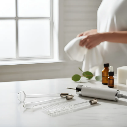 KIT PROFESIONAL ALTA FRECUENCIA – Renovación facial avanzada, piel más uniforme y apariencia revitalizada