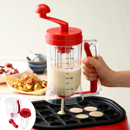 DISPENSADOR DE MASA PARA PANQUEQUES — Panqueques perfectos sin regar ni ensuciar nada