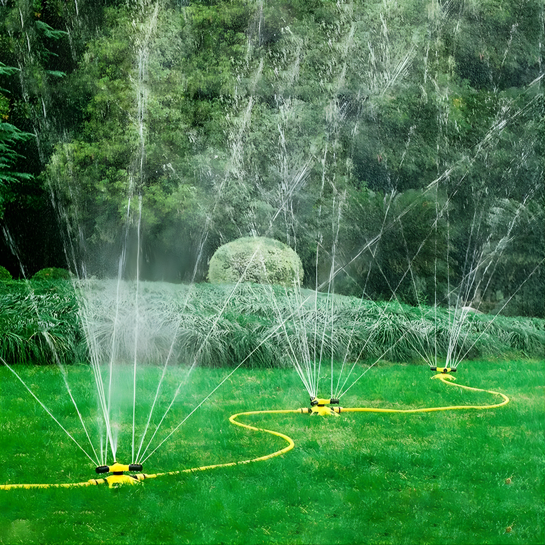 ASPERSOR PARA JARDIN – Riego uniforme, diversión al aire libre y frescura para todo tu jardín