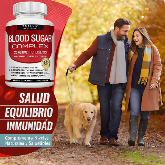 BLOOD SUGAR — Equilibrio natural del azúcar, energía estable y sin los altibajos que cansancio te dejan