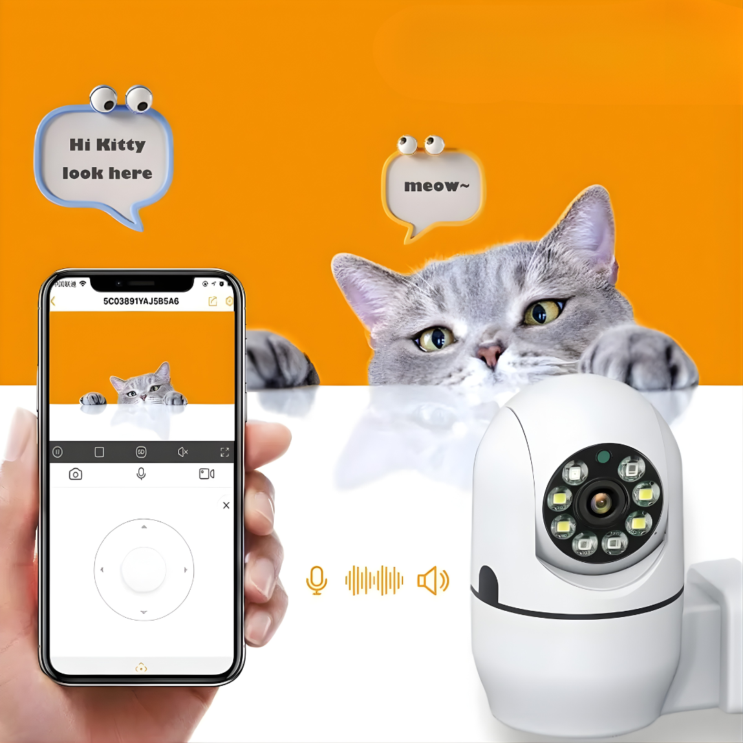 CÁMARA DE MONITOREO DOMÉSTICO DE WIFI – Seguridad inteligente, vigilancia en tiempo real y tranquilidad desde cualquier lugar