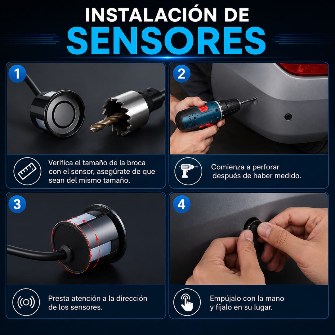 SENSOR DE PARQUEO – Maniobras con mayor precisión