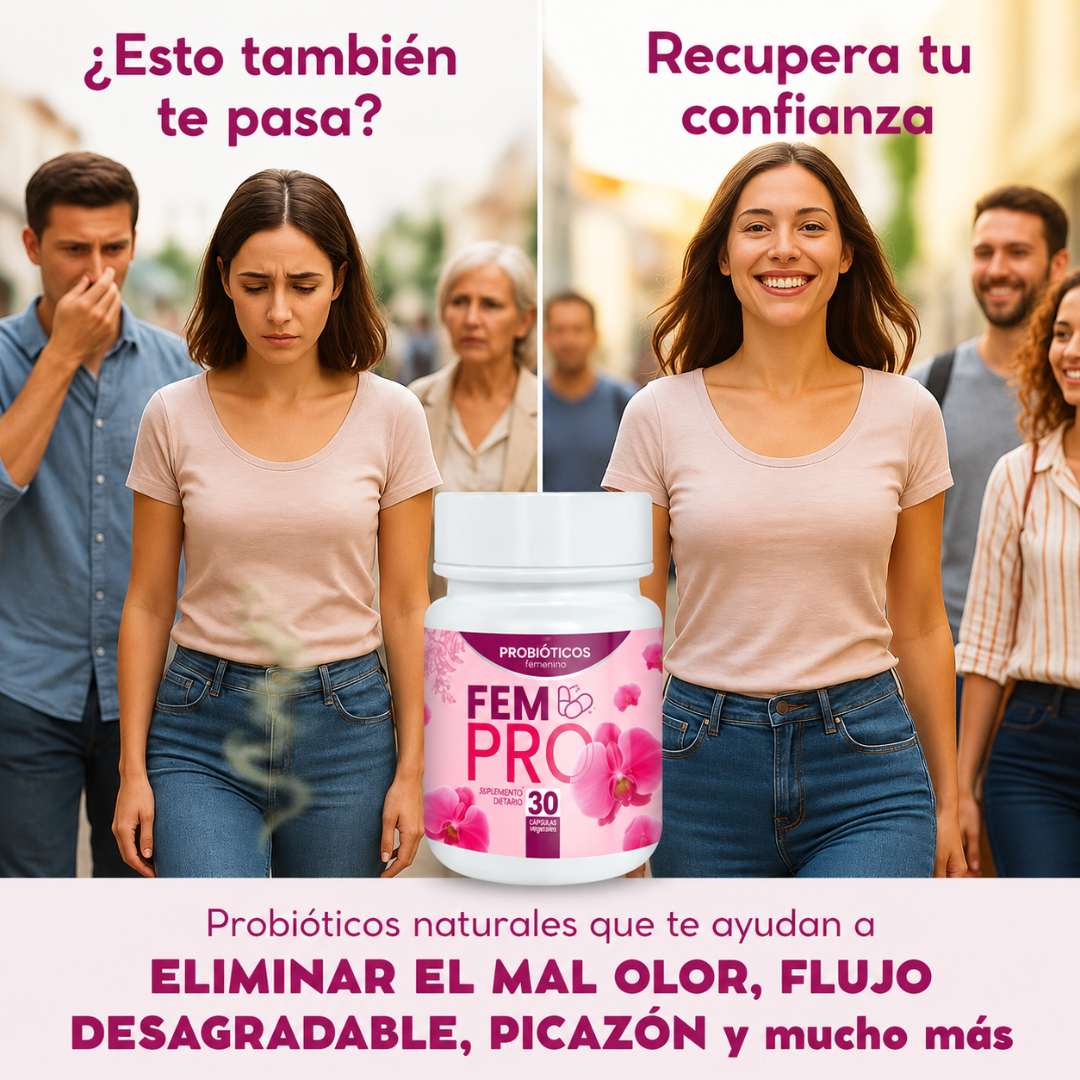 FP PV — Probióticos femeninos para equilibrio íntimo, frescura y bienestar diario