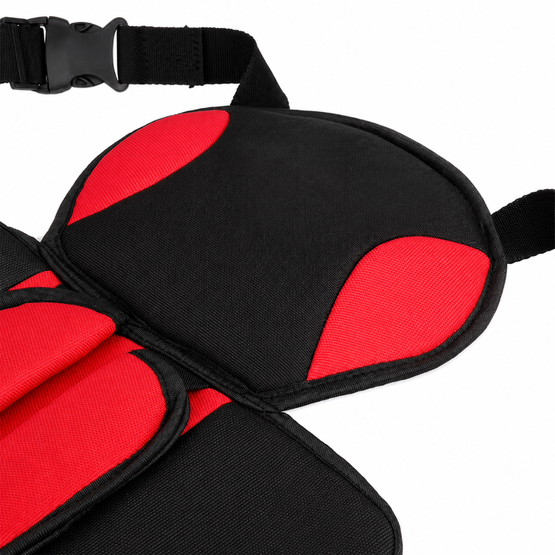 ASIENTO DE NIÑO PARA CARRO — Lo que tú llevas puesto protege tu cuerpo. Lo que él lleva puesto puede proteger su vida.