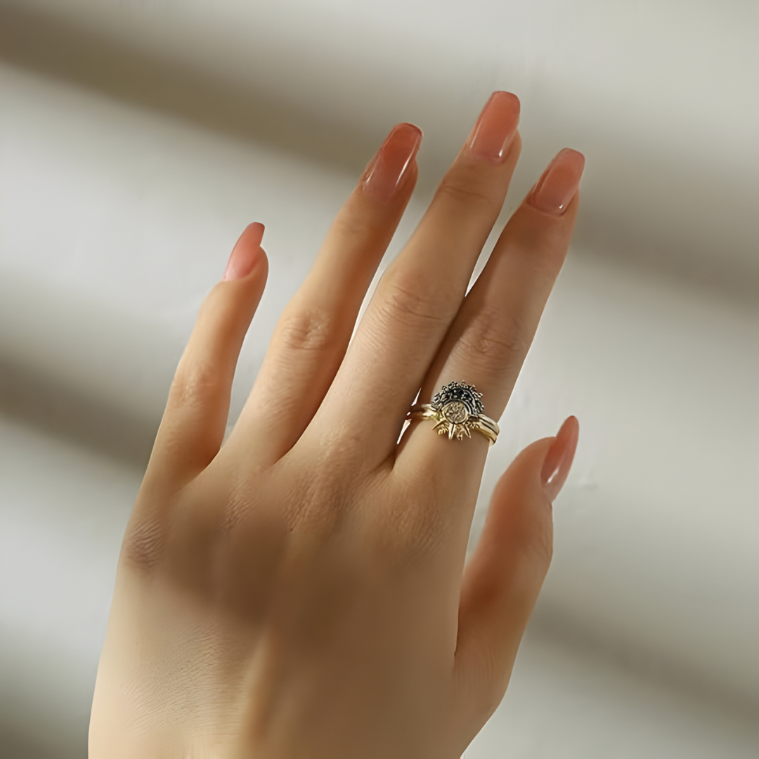 ANILLO SOL Y LUNA – Unión eterna, equilibrio perfecto y amor que trasciende