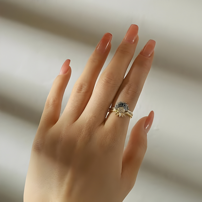 ANILLO SOL Y LUNA – Unión eterna, equilibrio perfecto y amor que trasciende