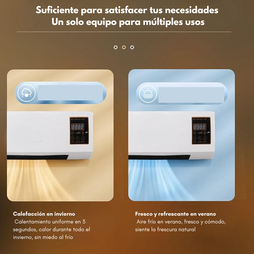 CALEFACTOR DE PARED — Potencia Inteligente 2-en-1 para tu hogar