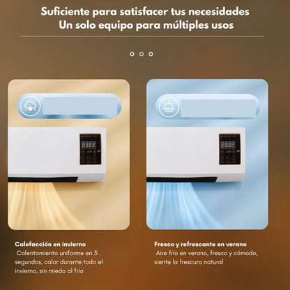 CALEFACTOR DE PARED — Potencia Inteligente 2-en-1 para tu hogar