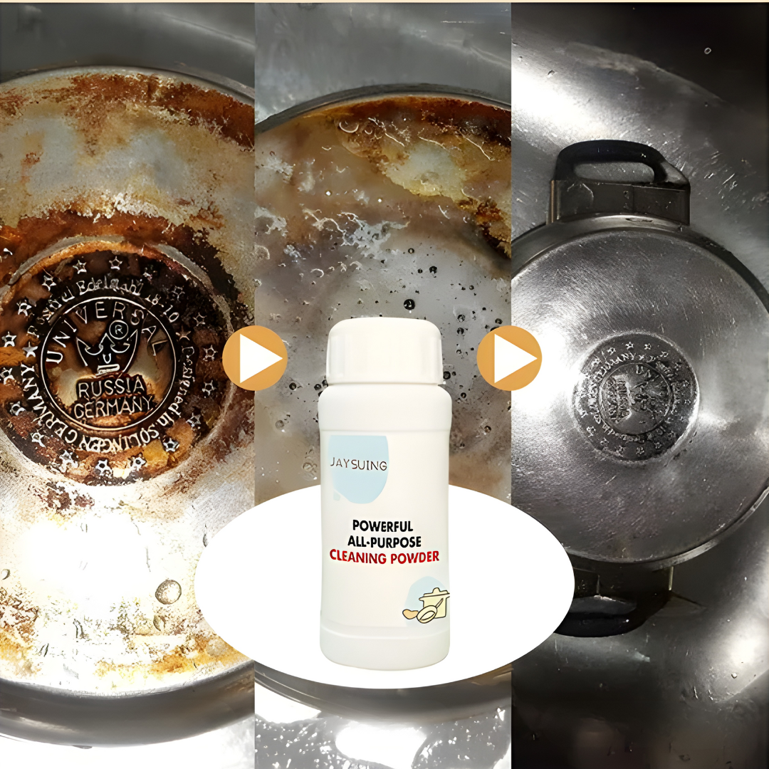 POLVO LIMPIADOR MULTIUSOS PODEROSO – Limpieza extrema, manchas fuera y brillo inmediato sin esfuerzo