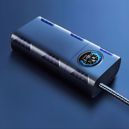 INFLADOR ELÉCTRICO – Inflado rápido, control preciso y solución portátil para cualquier emergencia