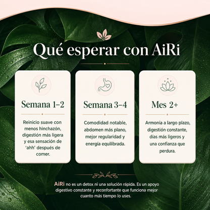 AIRI VITAL SOURCE – Apoyo digestivo para menos inflamación, más comodidad y abdomen ligero