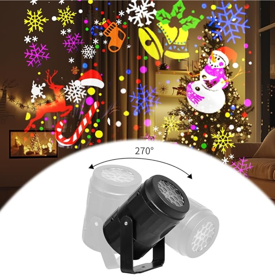 PROYECTOR NAVIDEÑO – Magia, color y espíritu festivo en cada rincón