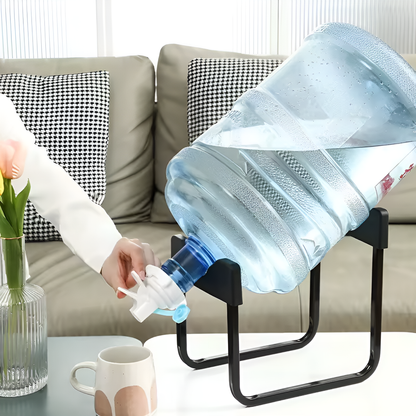 SOPORTE DE TAMBO DE AGUA – Organización, estabilidad y altura perfecta para tu botellón