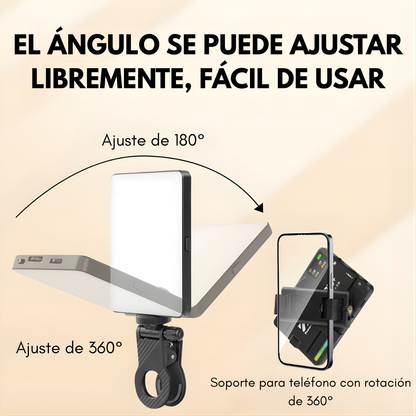 FILL LIGHT – Iluminación perfecta, fotos más atractivas y contenido profesional desde cualquier lugar